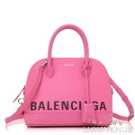 발렌시아가 518873 VILLE 빌 탑핸들 토트백 핑크 2-WAY