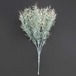 대표 플라워 종합쇼핑몰 [더리얼스 엠데코] 조화 그라스 부쉬 40cm 24개 세트 인조 식물 잎 가지 줄기 플랜테리어 벽면 실내 조경 장식 소재