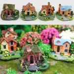 더리얼스 엠데코:대한민국 대표 플라워 종합쇼핑몰 [더리얼스 엠데코] 미니어처 하우스 집 펜션 모형 디오라마 C 5.8cm 4종 택1 테라리움 미니... 