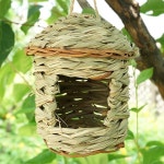 더리얼스 엠데코:대한민국 대표 플라워 종합쇼핑몰 [더리얼스 엠데코] 새집 모형 12.3cm 핸드메이드 새둥지 버드케이지 하우스 새장 공예품