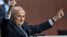 FIFA elects Sepp Blatter to a fifth term despite soccer scandal... FIFA elects Sepp Blatter to a fifth term despite soccer scandal