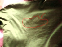 빅사이즈★ 민짱나라 자신있고 당당하게! 하얀게 묻어서 왔어여제품구매후기 - (주)민짱나라