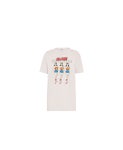 Printed jersey T-shirt Pearl gray | Miu Miu Printed jersey T-shirt