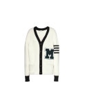  Embroidered lambswool cardigan | Miu Miu MMF391_1YJL_F0L86 Embroidered lambswool cardigan