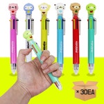 몰랑 피규어 6색볼펜 모쿠쿠 피규어 6색볼펜 30개X1갑/1500카라멜 - 주식회사 모닝오피스