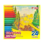 대한민국 대표 문구전문쇼핑몰 모닝오피스 (티티) 크레용 24색 크레파스 - 주식회사 모닝오피스