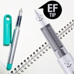 대한민국 대표 문구전문쇼핑몰 모닝오피스 (모닝글로리)4000 스마일 캘리펜 EF 1세트 만년필 - 주식회사 모닝오피스