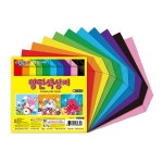 양면색상지 (대) (종이나라) 12000 양면색상지 대형 26x26cm 150매X1팩 - 주식회사 모닝오피스
