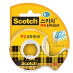 대한민국 대표 문구전문쇼핑몰 모닝오피스 (3M) 스카치 투명 양면테이프 디스펜서 237 18mmX7.6m - 주식회사 모닝오피스