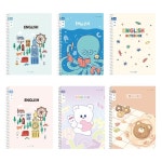초등스프링노트_영어 (모닝글로리)1200 초등 스프링노트 영어 좁은칸 1권(랜덤) 초등노트 SP - 주식회사 모닝오피스