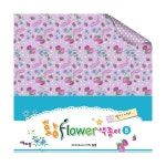 왕꽃디자인색종이,큰색종이,디자인색종이,무늬색종이 (색지청) 25cm 양면 왕플라워 색종이 5번 딸기나라 1팩 - 주식회사 모닝오피스