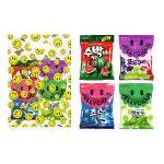 대한민국 대표 문구전문쇼핑몰 모닝오피스 (재미스쿨) 썸머타임 4가지 맛 젤리팩 스마일 포장 간식 세트 - 주식회사 모닝오피스