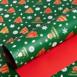 크리스마스포장지 종이롤 해피트리 (디랩) 크리스마스 포장지 해피트리 종이롤 1롤(옵션) 예쁜 선물 포장 - 주식회사 모닝오피스