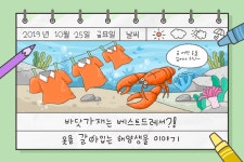 카드뉴스 바닷가재는 베스트 드레서? 옷을 갈아입는 해양생물 이야기 해양수산부 해양수산부