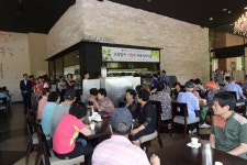 초복맞이 사랑의 삼계탕 나눔(07.17.이랜드,하당노인복지회관) - 열린시장실 초복맞이 사랑의 삼계탕 나눔(07.17.이랜드,하당노인복지회관)