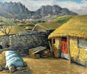 유달산의 초가 - 목포시