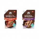 [[동원] 하루미 돼지갈비양념 500g 2봉 + 돼지불고기양념 500g 2봉] | 맘큐