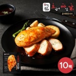 [[오빠닭] 시그니처 소스닭 닭가슴살 숯불바베큐맛 100g 10팩] | 맘큐