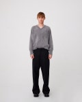 [문선]For men, Low Rise Wide Pants / Black [W CONCEPT]