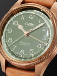 ORIS Big Crown Pointer Date Automatic 36mm Bronze and Leather Watch, Ref. No. 01 754 7749 3167-07 5 17 66BR for Men | MR PORTER