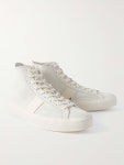 TOM FORD Cambridge Leaher-Trimmed Suede High-Top Sneakers | MR PORTER