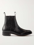 TOM FORD Kurt Croc-Effect Leather Chelsea Boots | MR PORTER