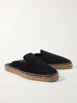 TOM FORD Barnes Suede Backless Espadrilles for Men | MR PORTER