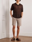 NN07 Crown 1196 Straight-Leg Linen Shorts for Men | MR PORTER
