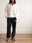 RICK OWENS + Moncler Cotton-Blend Jersey Sweatpants for Men | MR PORTER