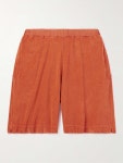 MASSIMO ALBA Bryan Straight-Leg Cotton-Blend Terry Shorts | MR PORTER