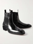 TOM FORD Bailey Patent-Leather Chelsea Boots for Men | MR PORTER