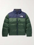 THE NORTH FACE 1996 Retro Nuptse Logo-Embroidered Quilted Recycled-Ripstop Hooded Down Jacket for Men | MR PORTER