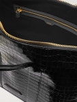 TOM FORD Croc-Effect Patent-Leather Tote Bag for Men | MR PORTER