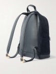 TOM FORD Buckley Leather-Trimmed Suede Backpack for Men | MR PORTER