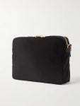 TOM FORD Large Leather-Trimmed Nylon Messenger Bag for Men | MR PORTER