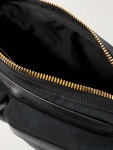 TOM FORD Large Leather-Trimmed Nylon Messenger Bag for Men | MR PORTER
