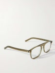SAINT LAURENT EYEWEAR New Wave D-Frame Acetate Optical Glasses for Men | MR PORTER