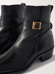 TOM FORD Kenneth Buckled Full-Grain Leather Chelsea Boots for Men | MR PORTER