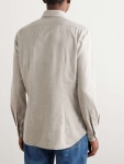 INCOTEX Glanshirt Brushed-Cotton Shirt for Men | MR PORTER