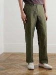 MR P. Straight-Leg Puppytooth Linen Suit Trousers for Men | MR PORTER