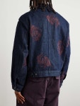 DRIES VAN NOTEN Embroidered Denim Jacket for Men | MR PORTER