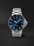 ORIS Aquis Dat Watt Limited Edition II Automatic 43.5mm Stainless Steel Watch, Ref. No. 01 743 7734 4197-Set for Men | MR PORTER