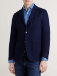CANALI Textured-Cotton Blazer for Men | MR PORTER