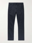 NUDIE JEANS Slim Adam Garment-Dyed Stretch Organic Cotton-Twill Trousers for Men | MR PORTER