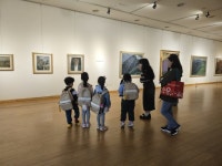 4월 17일 망운초등학교 병설유치원 방문 - 오승우미술관 4월 17일 망운초등학교 병설유치원 방문