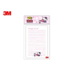 3M 포스트잇 슈퍼스티키잇 헬로키티660(SKJ011)102mm X 152mm-문구랜드 3M 포스트잇 슈퍼스티키잇 헬로키티660(SKJ011)102mm X 152mm