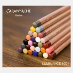 까렌다쉬 루미넌스 6901® 유성색연필 100색+2블랜더 - 문구랜드 까렌다쉬 루미넌스 6901® 유성색연필 100색+2블랜더