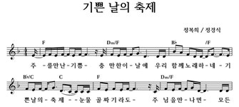 기쁜 날의 축제 - 좋은 찬양, 좋은 악보 MUSICDAY 기쁜 날의 축제