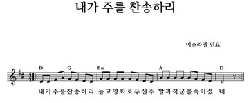 내가 주를 찬송하리 - 좋은 찬양, 좋은 악보 MUSICDAY 내가 주를 찬송하리