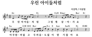 우린 아이들처럼 - 좋은 찬양, 좋은 악보 MUSICDAY 우린 아이들처럼